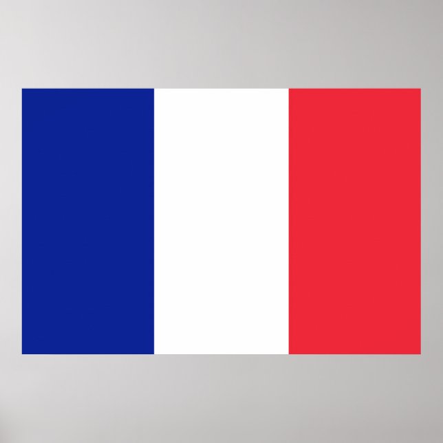 France Flag Great Tricolor Poster (Front)