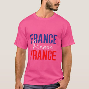 France Flag Heartbeat for France Men Women Kid Deu T-Shirt