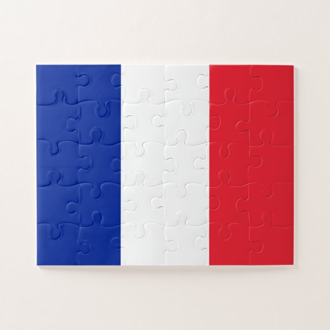 France Flag Jigsaw Puzzle (Horizontal)