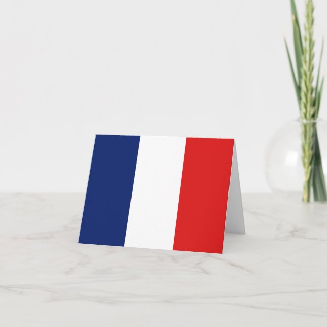 France Flag Notecard (Front)