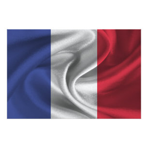 France  Flag Photo Print