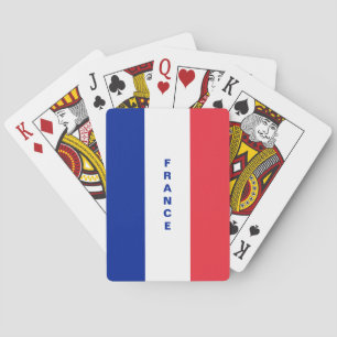 France Flag playing cards