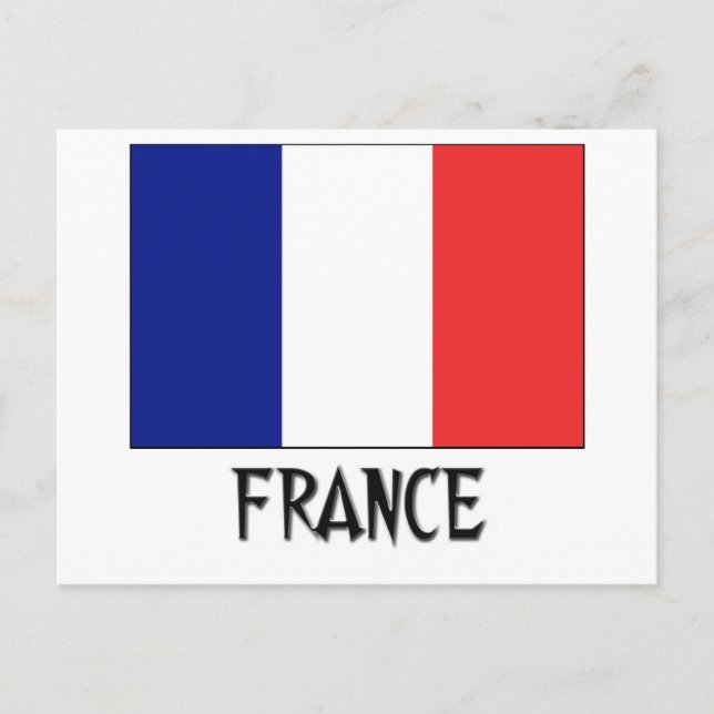 France Flag Postcard (Front)