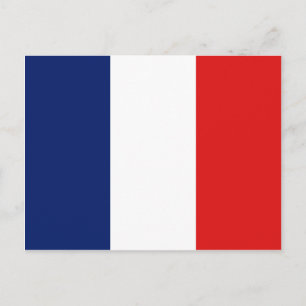France Flag Postcard