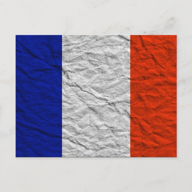 france flag postcard (Front)