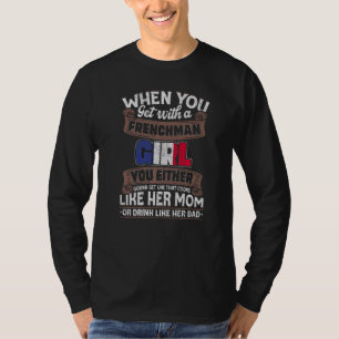 France Flag Proud French People Men & Women T-Shirt