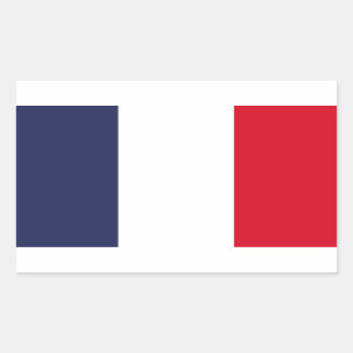 France flag rectangular sticker