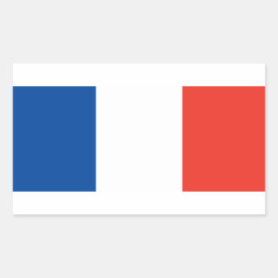 France Flag Rectangular Sticker
