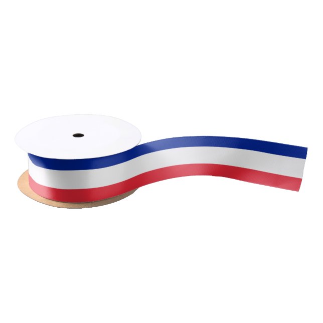 France Flag Ribbon Satin Ribbon (Spool)