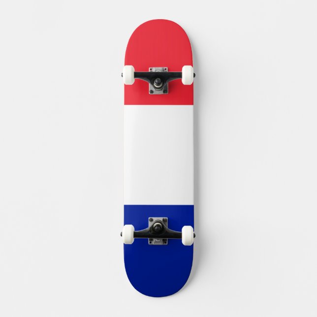 France Flag Skateboard (Front)