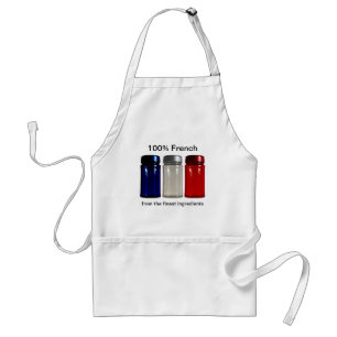 France Flag Spice Jars Apron