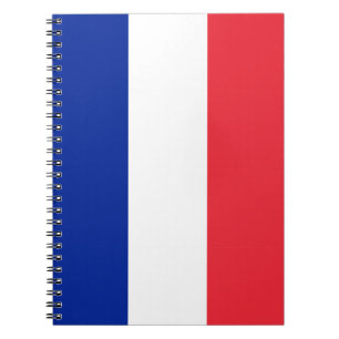 France Flag Spiral Photo Notebook