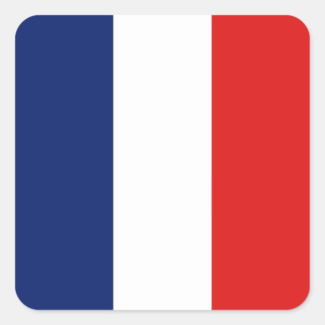 France Flag Sticker (Front)