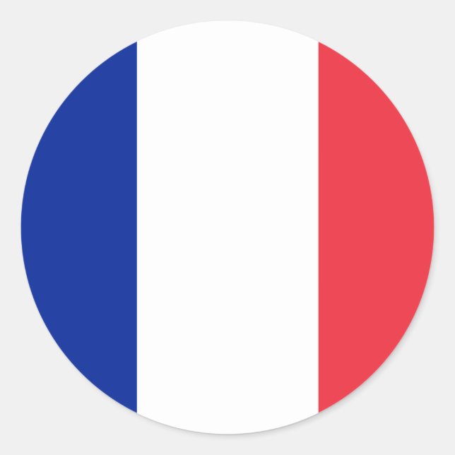 France Flag Sticker (Front)