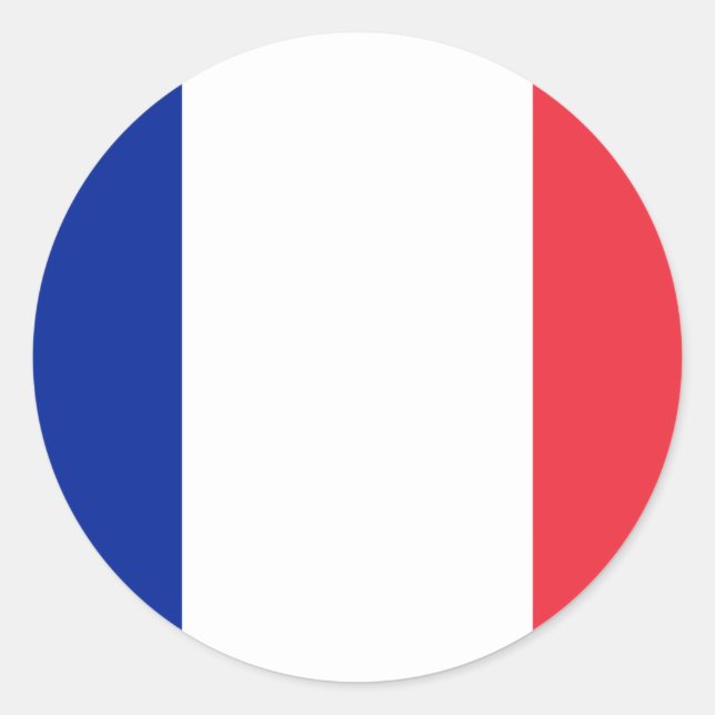 France Flag Sticker (Front)