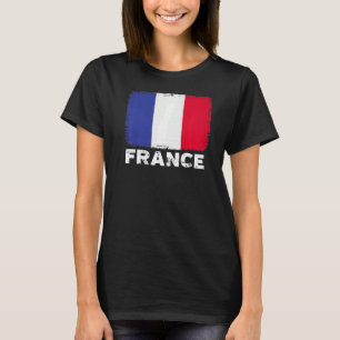 France Flag Support French People Women Men T-Shirt