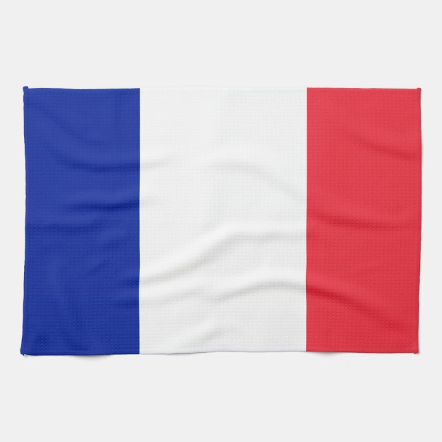 France Flag Tea Towel (Horizontal)