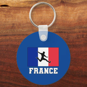 France Football Soccer National Team Key Ring