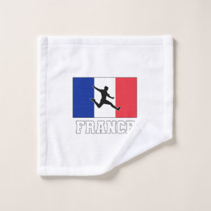 France Football Soccer National Team Wash Cloth