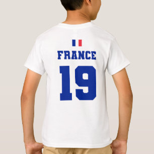 France Football Soccer Team #19 Kids T-Shirt