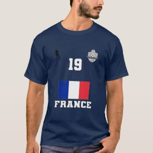 France Football Soccer Team #19 T-Shirt