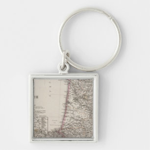 France, four leaves, leaf 3 key ring