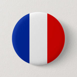France, France 6 Cm Round Badge