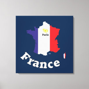 France, France, Francia Leinwand Canvas Print