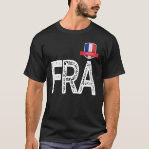 France France Human-Flag Letter F and R and A Fran T-Shirt