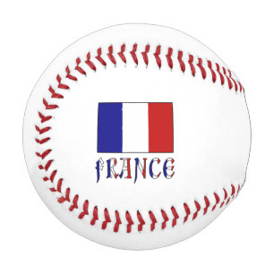 France French Flag Blue Personalisation  Baseball