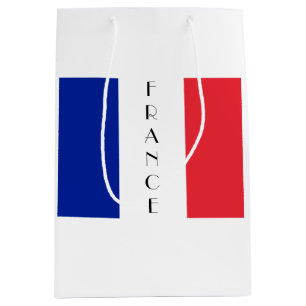 France, French Flag Gift Bag