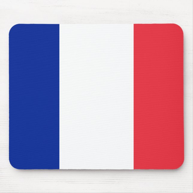 France (French) Flag Mouse Mat (Front)