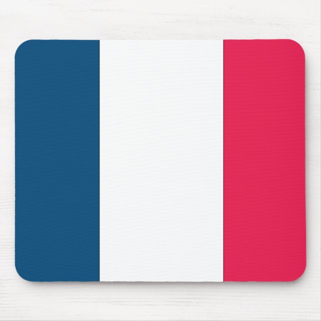 France French Flag Mouse Pad (Front)
