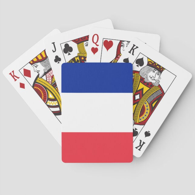 France (French) Flag Playing Cards (Back)
