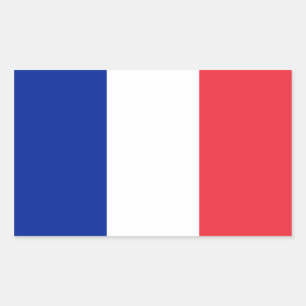 France/French Flag Rectangular Sticker