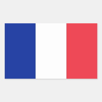 France/French Flag Rectangular Sticker