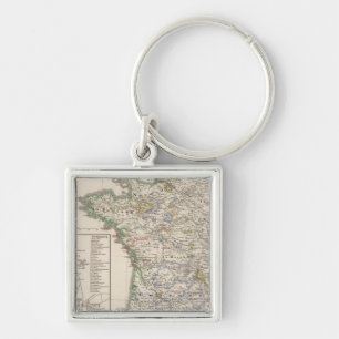 France from 1461 to 1610 key ring