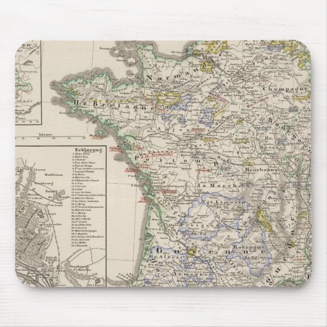 France from 1461 to 1610 mouse mat (Front)
