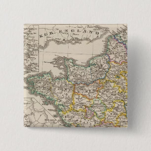 France from 1610 to 1790 15 cm square badge