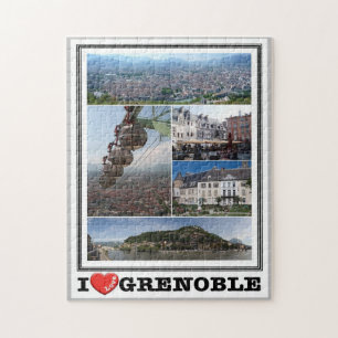 France - Grenoble - I Love - Jigsaw Puzzle