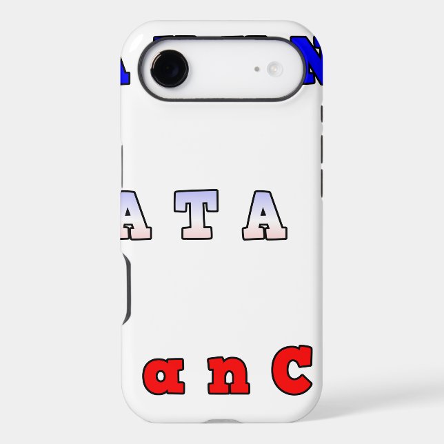 fRANCE HAKUNA MATATA BLUE WHITE RED UNITY COLORS T (Back)