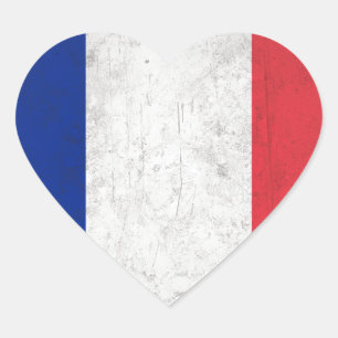 France Heart Sticker
