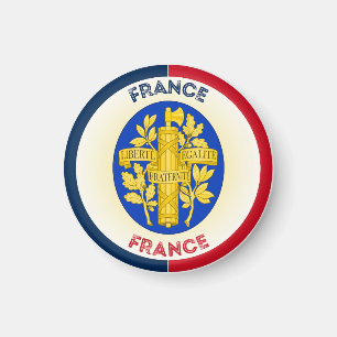 France Heritage Emblem Magnet