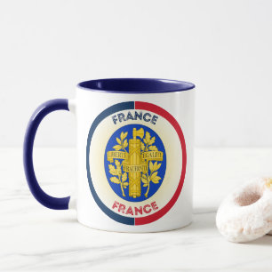 France Heritage Emblem Mug