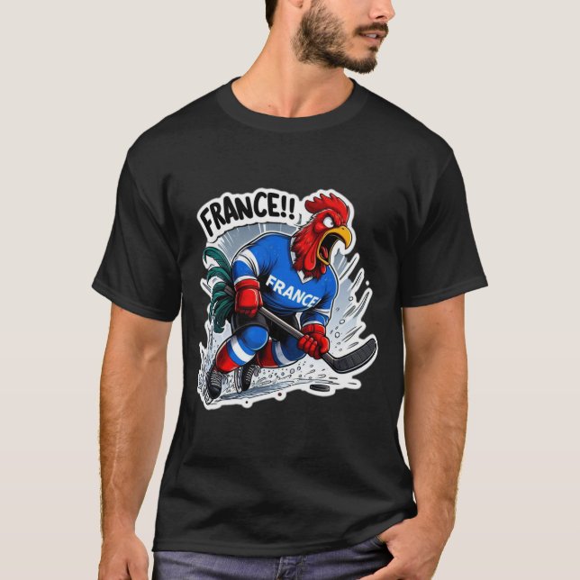 FRANCE-HOCKEY GALLIC ROOSTER 2 T-Shirt (Front)