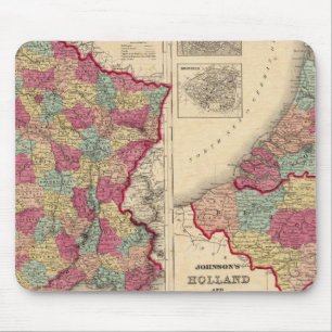 France Holland and Belgium Mouse Mat