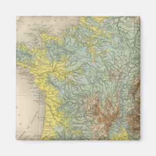 France hypsometric magnet