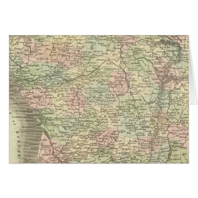 France in Departments (Front Horizontal)
