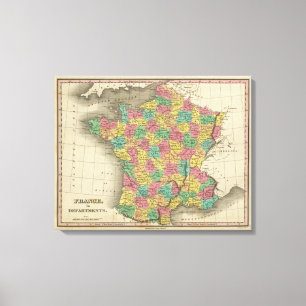 France, in Departments Canvas Print
