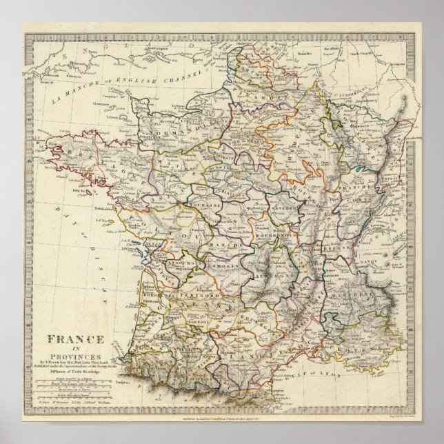France in provinces poster (Front)